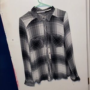 Black, White, and grey flannnel